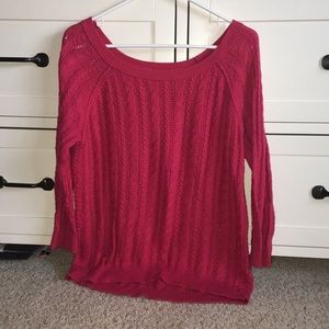 American Eagle Outfitters Red Sweater